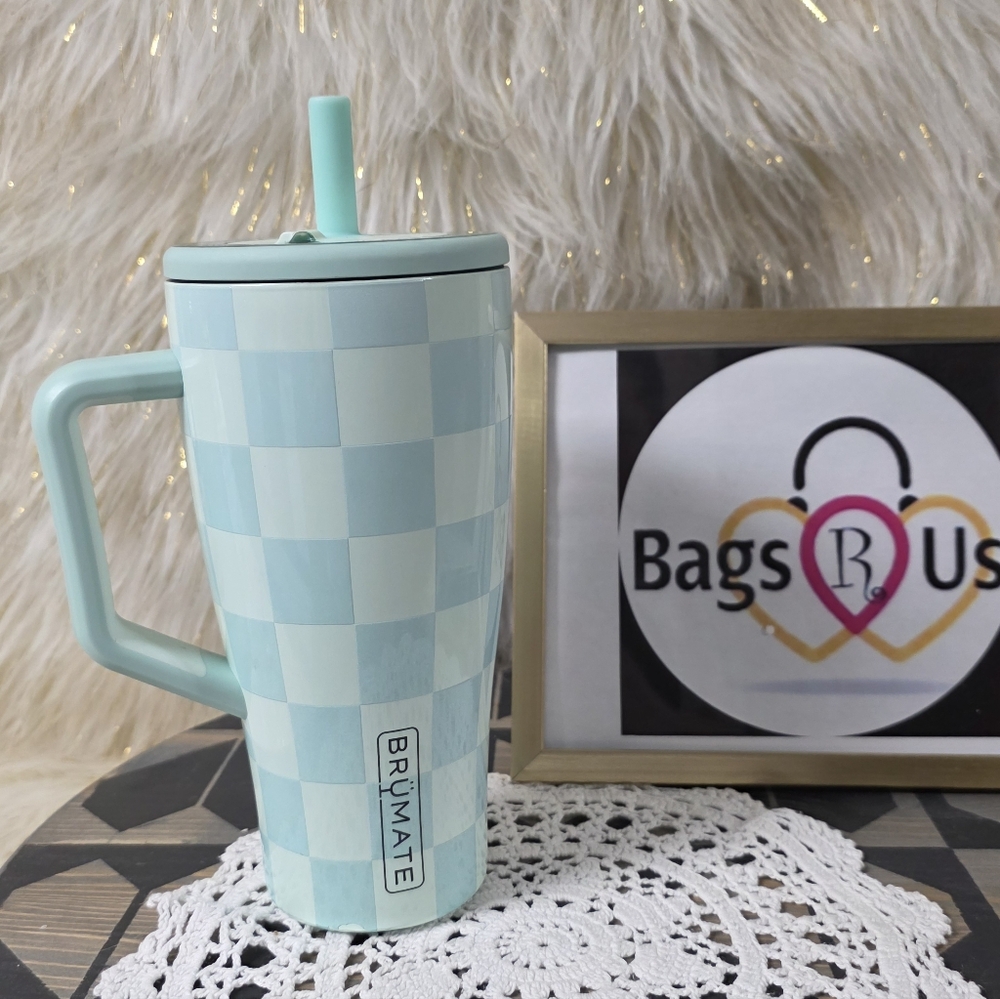 BRUMATE ERA 30 OZ LEAKPROOF TUMBLER LIMITED EDITION SEAFOAM CHECK **READ**